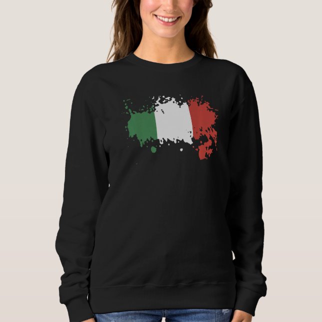 Moletom National Flag of Italy souvenir  for men women  1 (Frente)