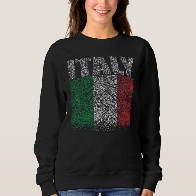 Moletom National Flag of Italy souvenir  for men women 6 (Frente)