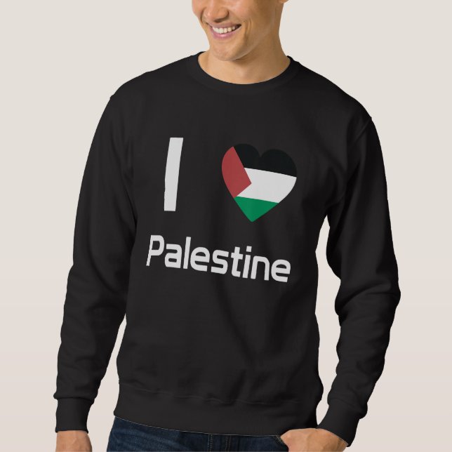 Moletom National Flag of Palestine souvenir  for men women (Frente)