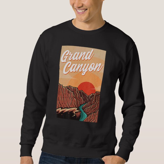 Moletom National Park Grand Canyon Viagem Vintage Hikin (Frente)