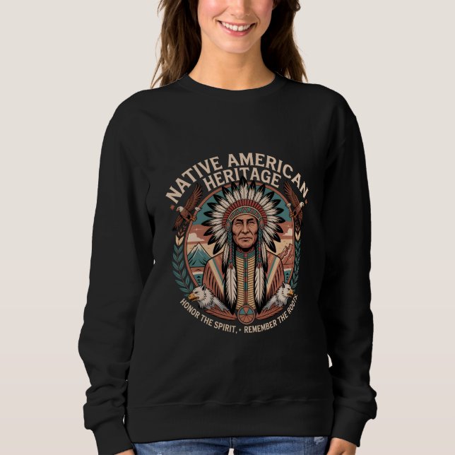 Moletom Native American Heritage  (Frente)