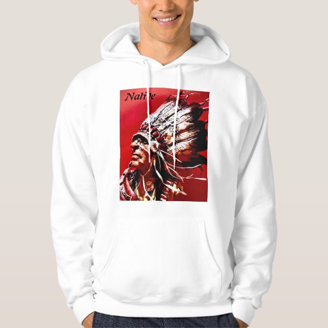 Moletom Native American Pride original art T-Shirt (Frente)