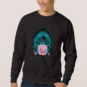 Moletom Nativo Americano Blobfish Costume Ugly Indian Chef