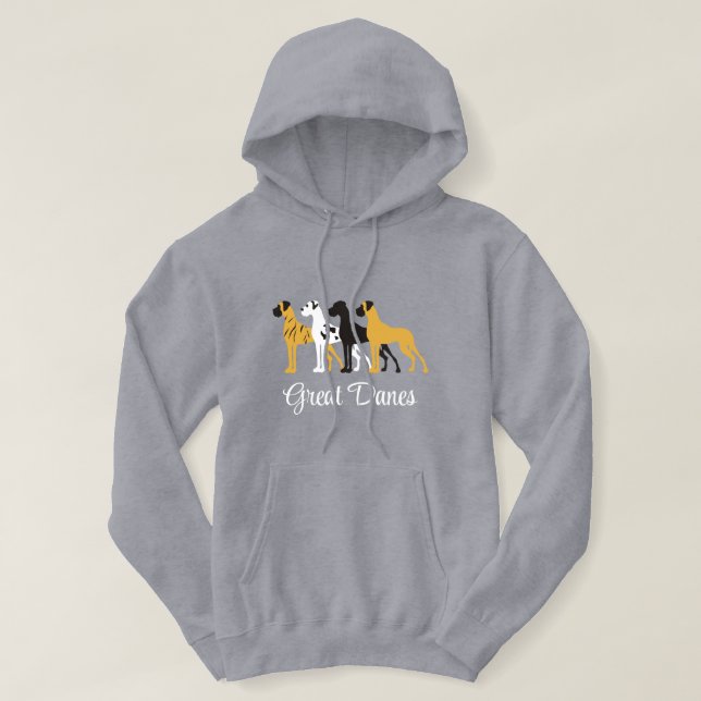 Moletom Natural Great Dane (Frente do Design)