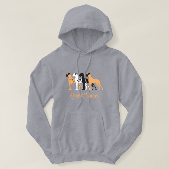 Moletom Natural Great Dane (Frente do Design)