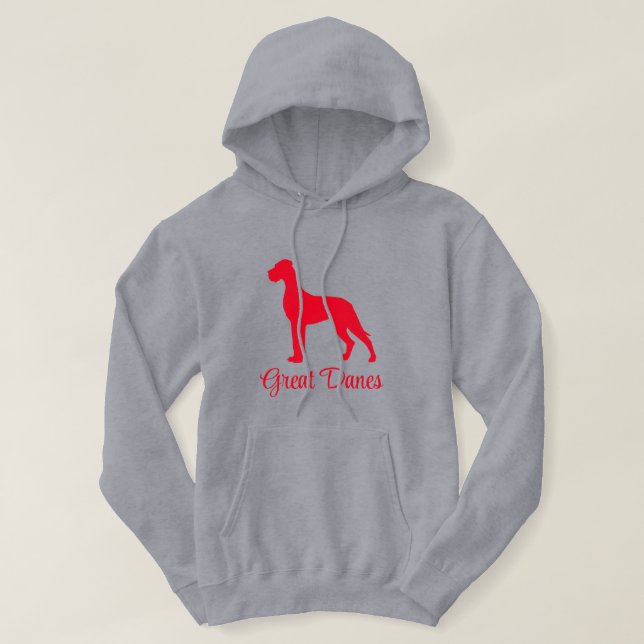 Moletom Natural Great Dane Hoodie (Frente do Design)