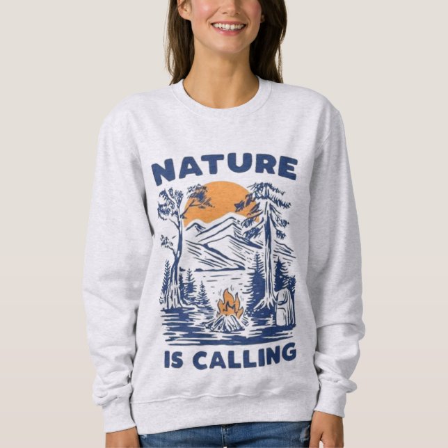 Moletom Natural is calling  (Frente)