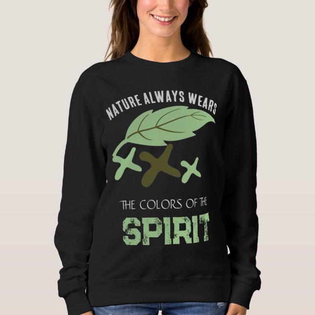 Moletom "Nature Always Wears" Leaf (Frente)