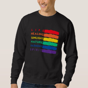 Moletom Natureza De Curamento De Vida Harmoney Spirit Lgbt