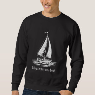 Moletom Navio à vela Capitão Anchor Boat à vela