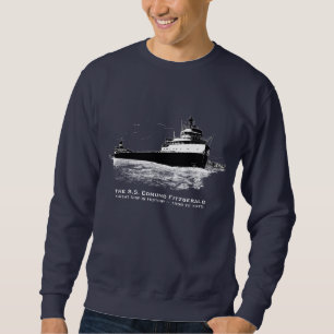 Moletom Navio do ~ de Edmund Fitzgerald grande no ~ 1975
