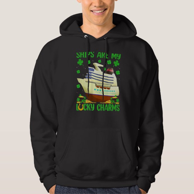 Moletom Navios São Minhas Ruas De Nave Feliz Dia De Patric (Frente)