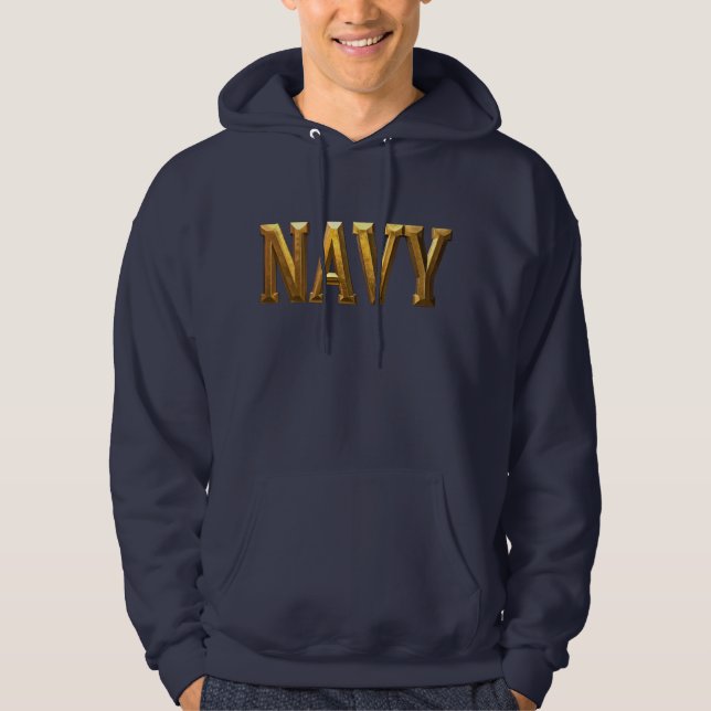Moletom Navy Hooded Sweatshirt - Hoodie for NAVY Vets (Frente)