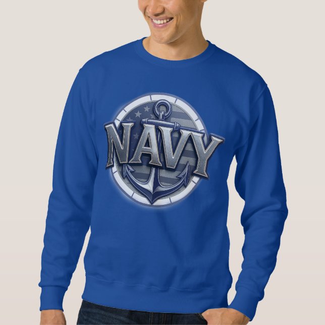 Moletom Navy USN Veteran (Frente)
