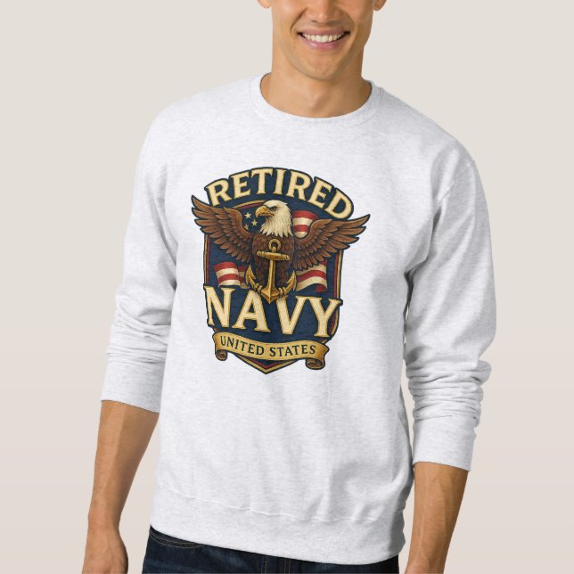 Moletom Navy USN Veteran (Frente)