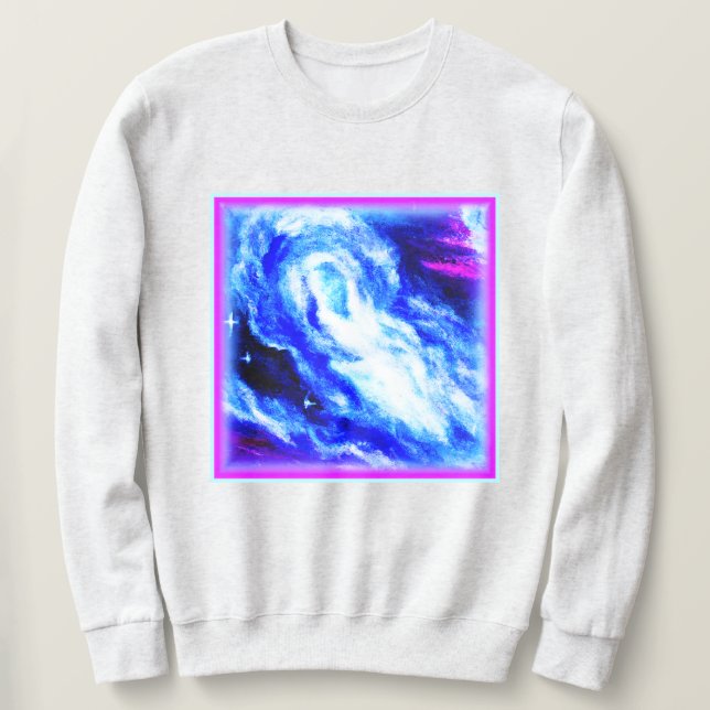 Moletom Nebula Stars Belo Design. Comprar Agora (Frente do Design)