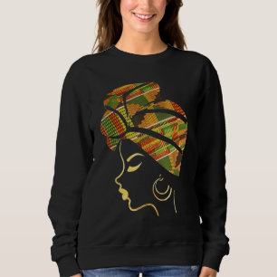Moletom Negra Menina Magia Afro Melanina Folheto Preto