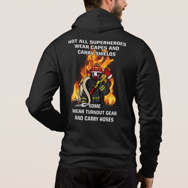 Moletom Nem todos os super-heróis... (Verso)