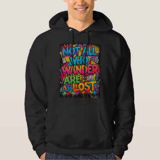 Moletom Nem Todos Que Vagam Estão Perdidos Grafite Motivac