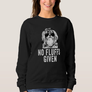 Moletom Nenhum Fofinho Dado Shih Tzu Mãe Pai Cachorro