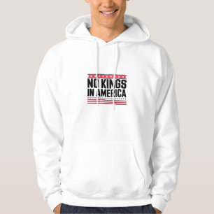 Moletom Nenhum Rei na América EUA Design Ousado