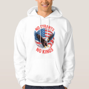 Moletom Nenhum Tirano Nenhum Rei Águia Bandeira Americana