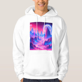 Moletom Neon Alienígena Planet Hoodie | Roupa de cósmica S
