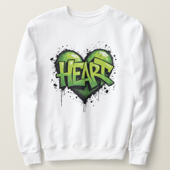 Moletom Neon Heartbeat (Frente do Design)