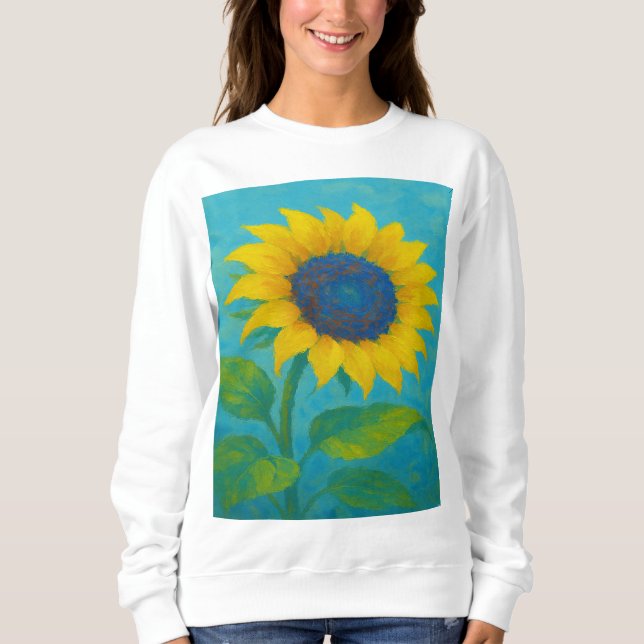 Moletom Neon Sunflower - Bold Nature in Vivik Light (Frente)