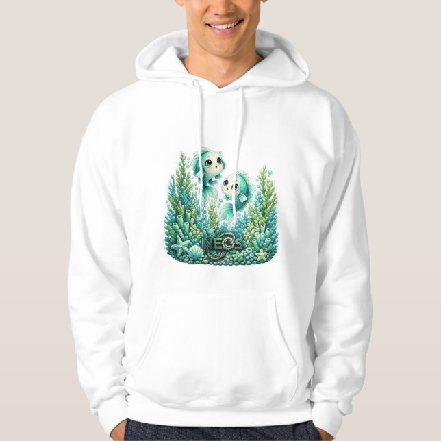 Moletom Neos Kawaii Zodíaco Peixes (Frente)