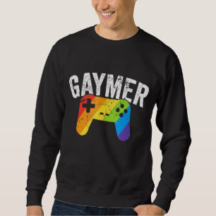Moletom Nerd de março Gaymer Lgbt Gamer Pride Rainbow Para