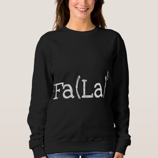 Moletom Nerd De Natal Engraçado - Matemática Fa La La La L (Frente)