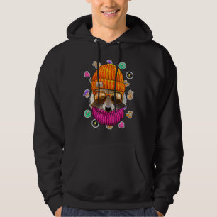 Moletom Nerd Geek Raccoon hipster Óculos Animal Love Peac