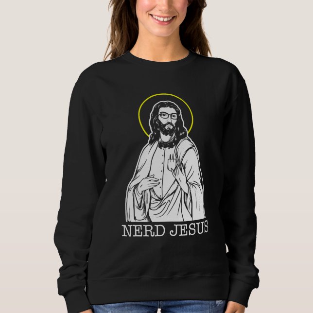 Moletom Nerd Jesus Geeks For Jesus Christ (Frente)