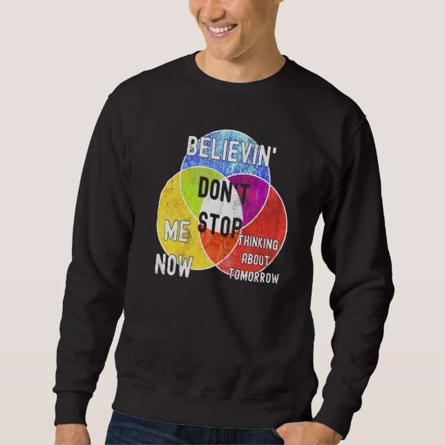 Moletom Nerdy Don't Stop Venn Diagram Algebra Math Teacher (Frente)
