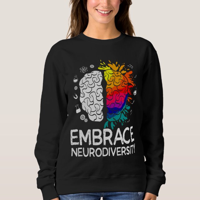 Moletom NeuroDiversidade Abraça Autismo Adhd Asd (Frente)