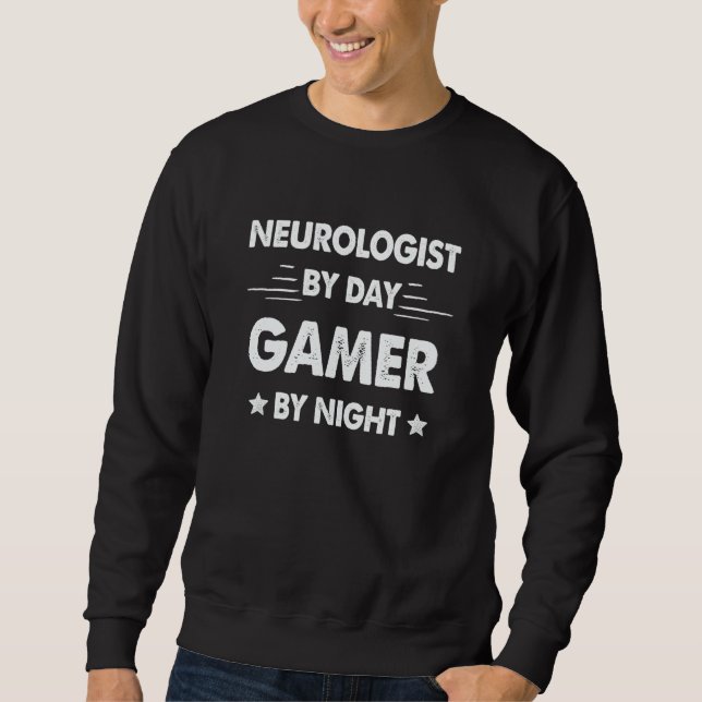 Moletom Neurologist By Day Gamer By Night (Frente)