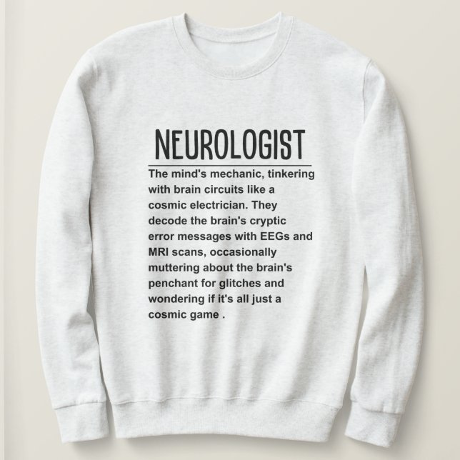 Moletom Neurologista (Frente do Design)