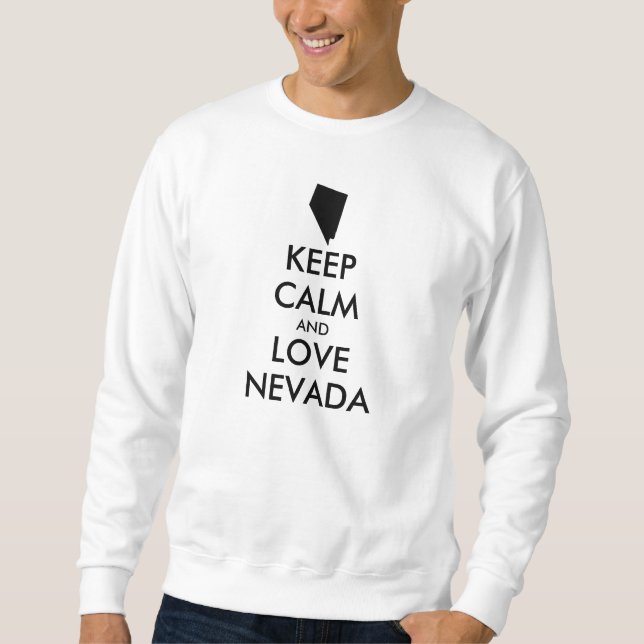 Moletom NEVADA DE AMOR E CALMA personalizáveis (Frente)
