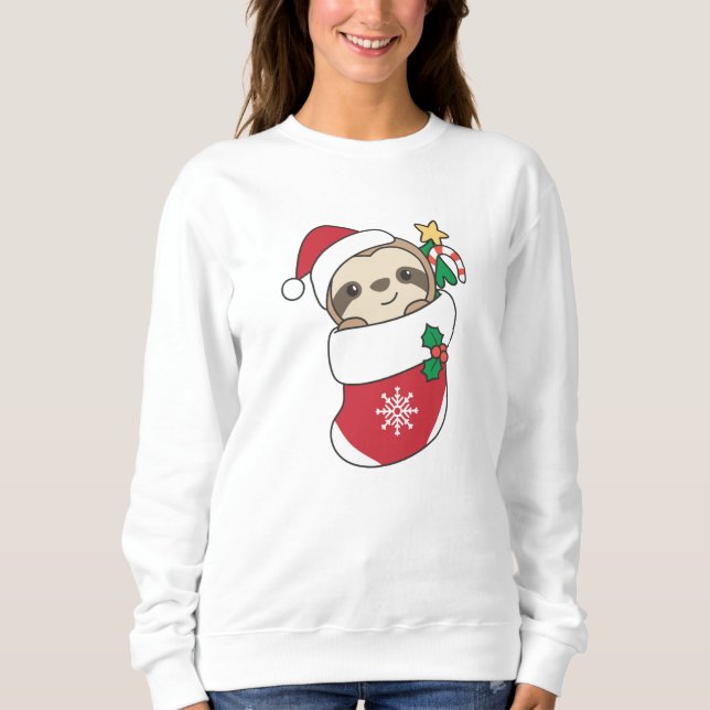 Moletom Neve de Natal Lenta Animais de inverno (Frente)