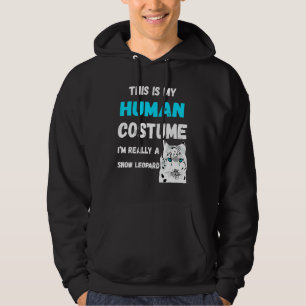 Moletom Neve Leopardo Costume Humano Neve Gato Leopardo
