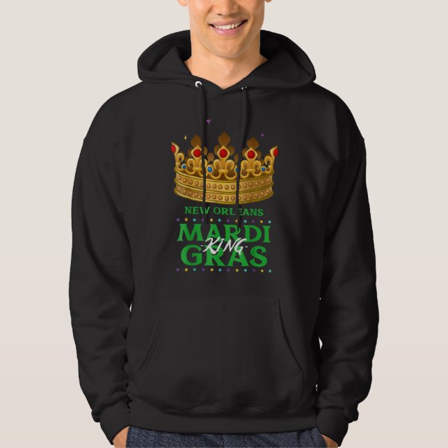 Moletom New Orleans Mardi Gras King (Frente)