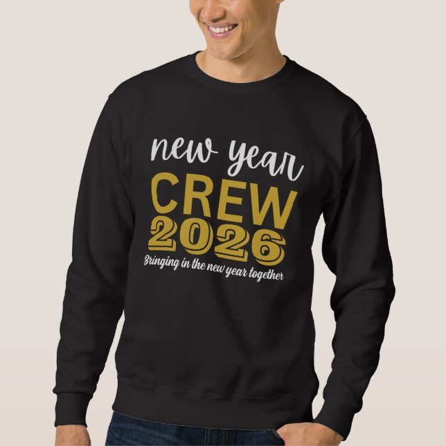 Moletom New Year Crew 2026 (Frente)