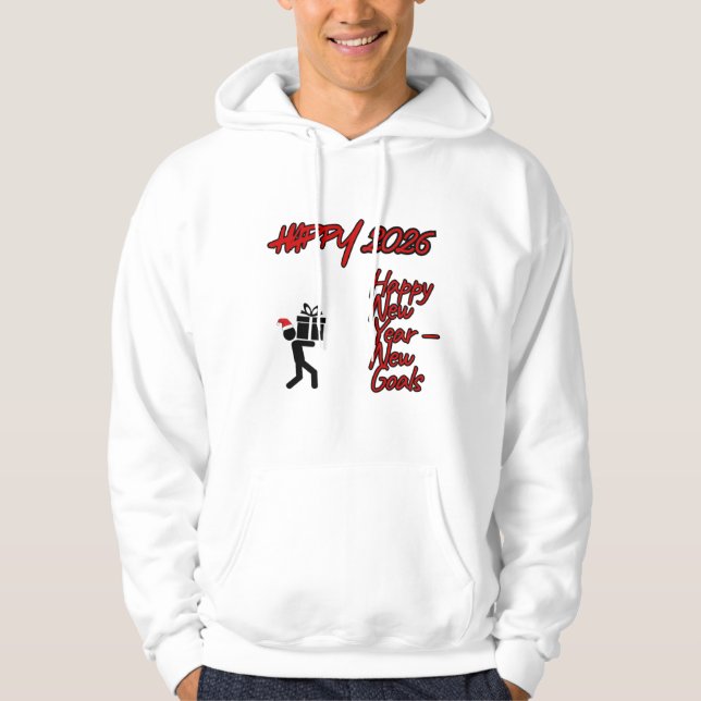 Moletom NEW YEAR hoodies trendy fun cool (Frente)