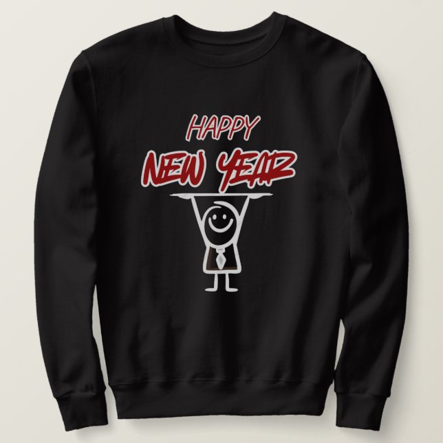 Moletom NEW YEAR hoodies trendy stylish modern 2026 (Frente do Design)