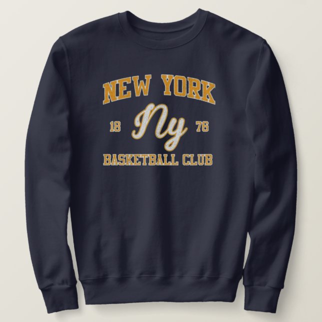 Moletom New York basketball athletic (Frente do Design)