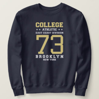 Moletom New York Brooklyn college athletic sport varsity