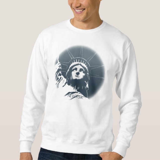 Moletom New York Sweatshirt New York Estátua da Liberdade (Frente)