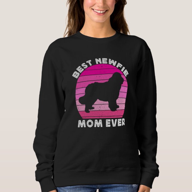 Moletom Newfie Mama Mom For Women Newfy Newfoundland Dog M (Frente)