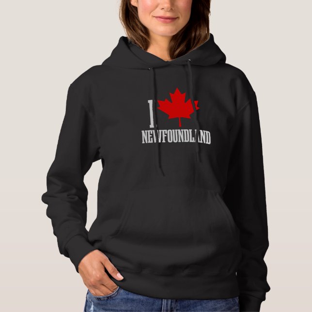 Moletom Newfoundland Canada Maple Leaf Canadian Flag Pride (Frente)